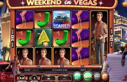 Символы игрового автомата Weekend in Vegas