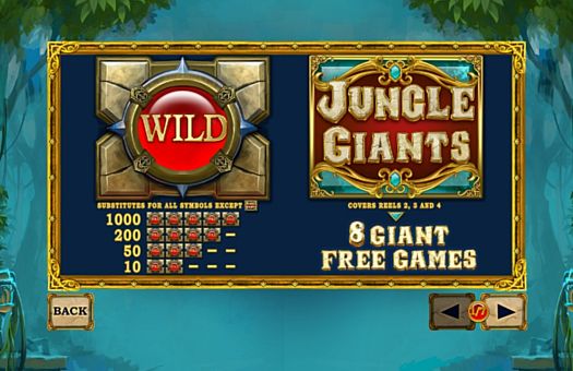 Описание дополнительных символов в онлайн слоте Jungle Giants